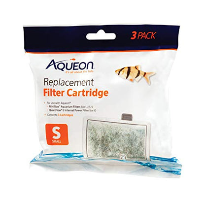 Aqueon Aquarium Fish Tank Replacement Filter Cartridges Small - 3 pack - size: 3 Pack