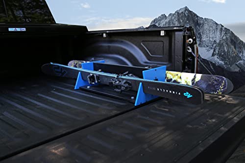 TRAPSKI Mobile Wide Stance Snowboard Racks Marine Grade HDPE Plastic | UV Protected | Premium Strap Included | 3 Year Warranty | Made in The USA | Veteran Owned Business (Black, Double) - color: Black, size: Double