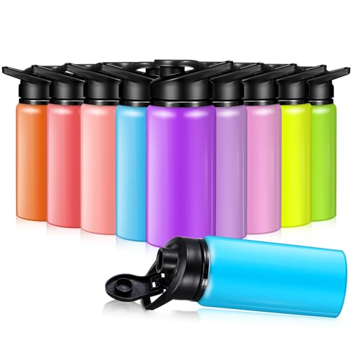 Mimorou Aluminum Water Bottles Bulk 17oz - color: Macaron Color