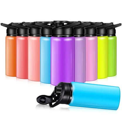 Mimorou Aluminum Water Bottles Bulk 17oz - color: Macaron Color