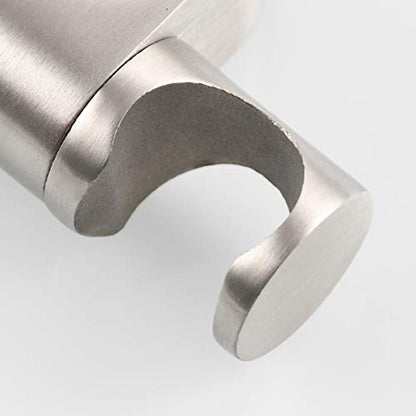 Adjustable Shower Head Holder for 25 mm Slide Bar, Stainless Steel Shower Bar Slider Holder Replacement Part Brushed Nickel, ST35 - color: Brushed Nickel