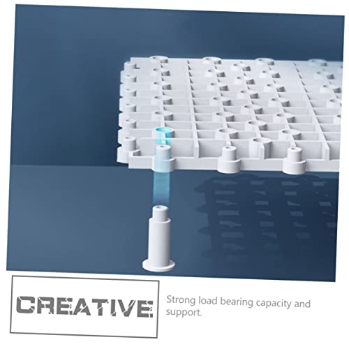 BESPORTBLE 1set Fish Tank Divider Plastic Grid Isolation Board for Aquarium Bottom Support Feet Easy Installation for Separating Fish and Projects