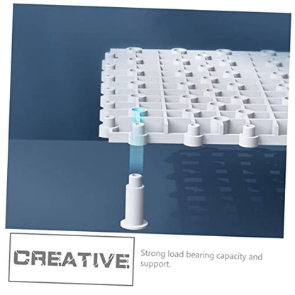 BESPORTBLE 1set Fish Tank Divider Plastic Grid Isolation Board for Aquarium Bottom Support Feet Easy Installation for Separating Fish and Projects