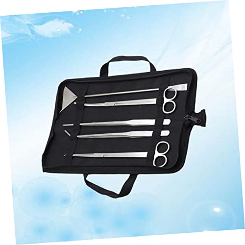 GANAZONO for Aquariums 5-piece Tool Set Scissor Tweezer Scraper Ideal for Fish Tank and Maintenance