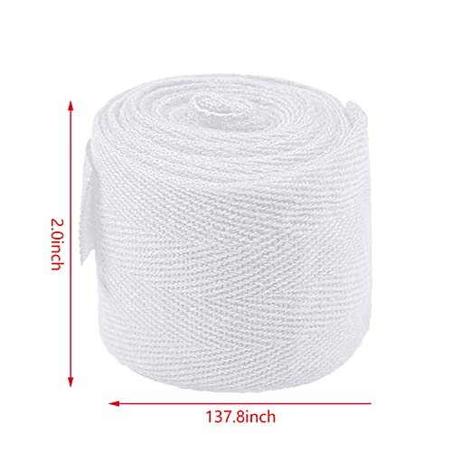 Boxing Hand Wraps Perfect Elastic Stretch Inner Boxing Gloves for Men & Women Boxing Handwraps Bandages Hand Protection Martial Arts Fighting Muay Thai Sanda for Men & Women (Pair) - color: White