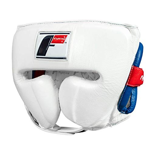 Fighting Leather Sparring Headgear - Boxing Headgear, MMA Gear Headgear, Sparring Gear, Headgear Boxing, Sparring Boxing Head Gear, Sparring Headgear, Muay Thai Headgear - size: Standard