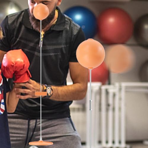 Boxing Reflex Ball Punching Bag Stand Reflex Trainer Hand-Eye Coordination | Standalone for Kids Adults Teens Home Gym Boxing Training Speed Cardio Fitness Workout Dexterity Exercise Equipment - size: 110cm