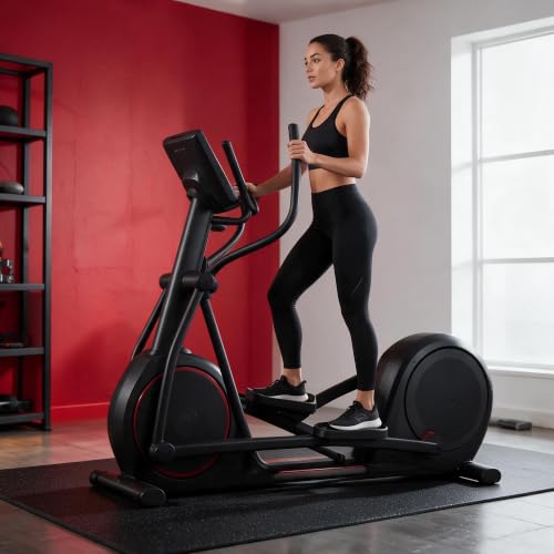 Large Elliptical Machine Mat 84 x 36 x 1/4 Inch, Treadmill Floor Mat - size: 84"L x 36"W x 0.3"Th