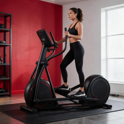 Large Elliptical Machine Mat 84 x 36 x 1/4 Inch, Treadmill Floor Mat - size: 84"L x 36"W x 0.3"Th