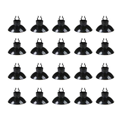 Aquarium 3/16 inch Standard Airline Tubing, Black, 25 Feet | With Suction Cups, For Aquariums, For Terrariums
