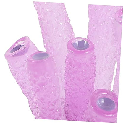 Lurrose 9Pcs Fish Tank Desktop Artificial Plant Coral Reef Accessories Mini Crafts Fish Decorations for Tank Fake Coral Decoration Reef Small Aquarium Delicate