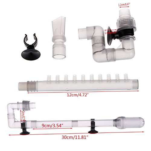 Poity Water Inflow Outflow Tube Aquarium Filter External Accessories HW-602B/HW-603B