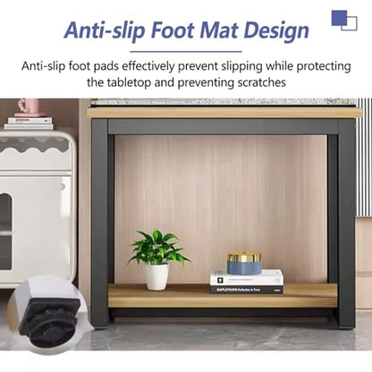Multi-functional Storage Rack, Double-layer Aquarium Stand, Reinforced Steel Frame + Anti-slip Design, Easy To Install(70x35cm/27.6x13.8in) - size: 70x35cm/27.6x13.8in