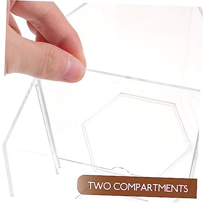 Toyvian Fish Breeding Tank Divider Isolation Box for Betta Shrimp Small -Transparency Safe Design Dual Compartment Aquarium Decor