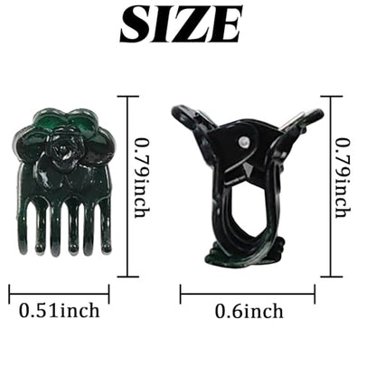 200PCS Garden Plant Orchid Clips Plant Clips Dark Green Plant Orchid Support Clips Garden Orchid Clips for Supporting Stems Vines Stalks Grow Upright