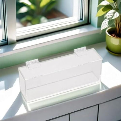 Fish Viewing Box Acrylic Outdoor Indoor Micro Landscape Fish Tanks Fishing Photo Tank Fish Breeding Tanks Photo Box with Scale(L) - size: L