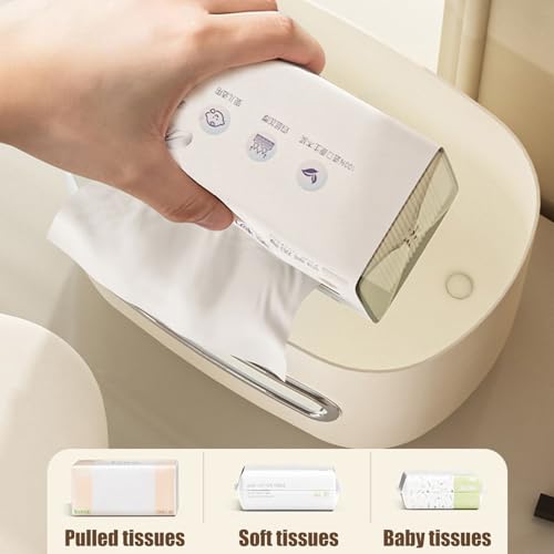 Tissue Box Holder,Fish Tank with Feeding Hole,2 in 1 Decorative Tissue Box Covers - for Living Room Bedroom Kitchen Office Apartment Restaurant Hotel Farmhouse Indoor Desk Table Shelf