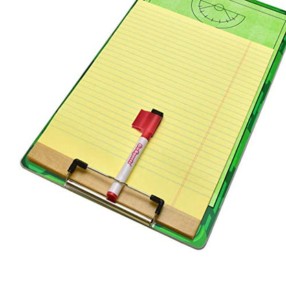 GoSports Premium Dry Erase Coaches Clipboards – Basketball, Baseball, Football, Soccer, Hockey, Volleyball, Lacrosse - color: Women's Lacrosse