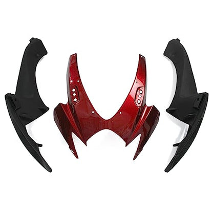 ABS Plastics Fairing Kit Fit for Suzuki GSXR600 GSXR750 2006 2007 K6 Injection Mold Bodywork Candy Red Black Body Kits - size: Style 7