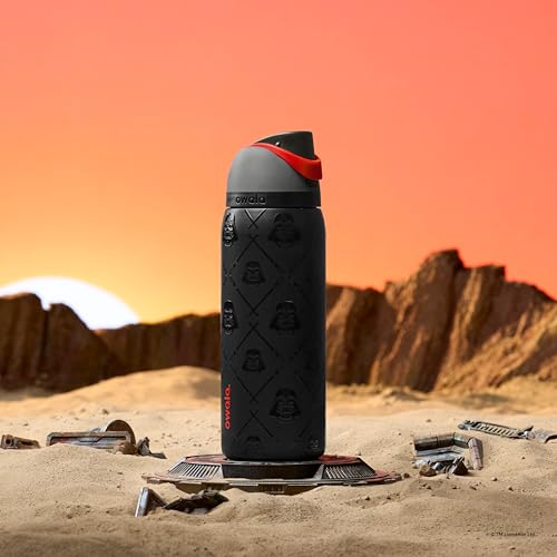 Owala Star Wars FreeSip Stainless Steel Water Bottle 32 oz Darth Vader - color: Darth Vader, size: 32 Ounces
