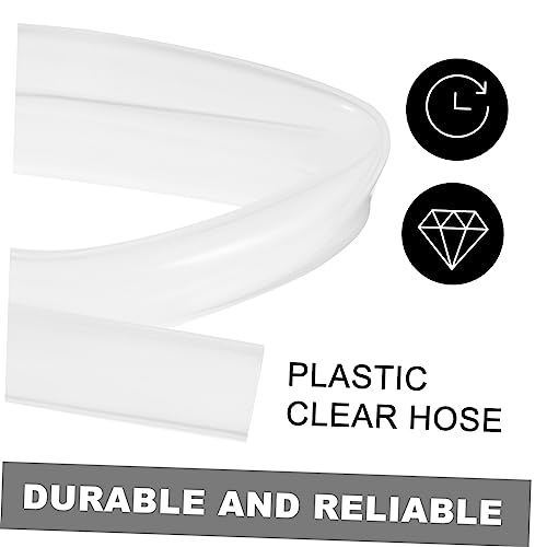 SHINEOFI Silicone Tube Set Flexible PVC Hose for Water Oil Air Transfer 10ft Length with Clamps for Home Brewing and DIY Projects