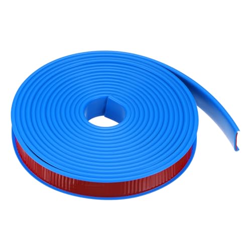 HARFINGTON U-Shape Edge Banding 7/8" x 20ft (22mm x 6M) Self Adhesive TPE Flexible Veneer Tape Soft Edge Strip Protector for Furniture Cabinet Table Protection Repair, Blue - color: Blue, size: 7/8" (22mm)