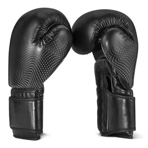 Amazon Basics Boxing Gloves for Men & Women, Sparring, Training, Muay Thai, Kickboxing, MMA - size: 16oz