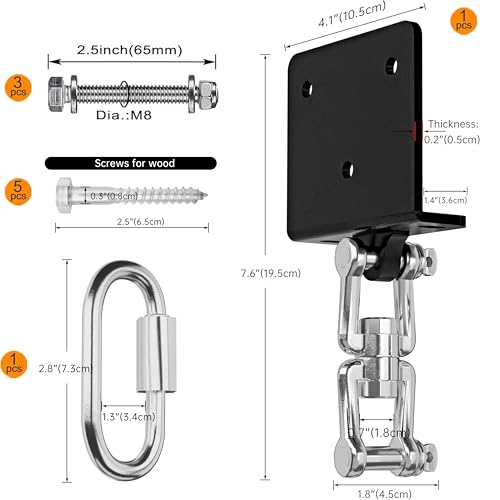Heavy Bag & Punching Bag Hanger, Wall, Ceiling, Beam Mount Options - color: Ceiling - L-Shape Joist
