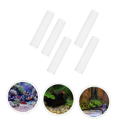 BESPORTBLE 5pcs Fish Breeding Tube Shelter Acrylic Aquarium Decor for Fish and Shrimp Hiding Breeding and Resting Tanks