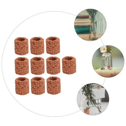 VICASKY 10Pcs Ring Ceramic Plant Support Tool for Fish Tank Water Plant Fixed Ring Helps Maintain Quality