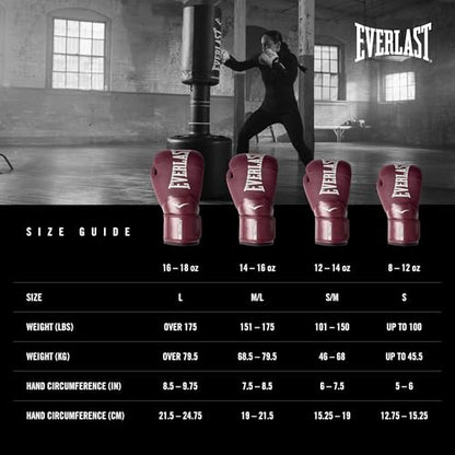 Everlast Elite 2 Boxing Gloves - color: Purple, size: 12 oz