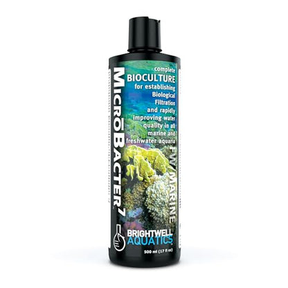 Brightwell Aquatics MicroBacter7 Biological Filter Bioculture Aid, 500 ml - size: 500ml