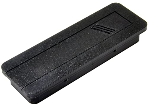 Aquameta Aquarium Feed Hole Cover for Fluval Flex 9 Gallon/34 L - Secure Escape & Intrusion Prevention - Easy Slide Mechanism - PETG Material - Black - color: Black, size: Fluval Flex 9 Gallon (34 Litre)