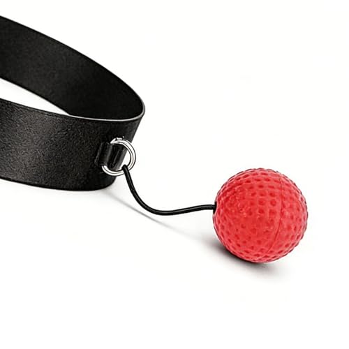 Boxing Reflex Ball Headband Set,Boxing Ball Headband Set for Fitness Hand Eye Coordination Speed Training