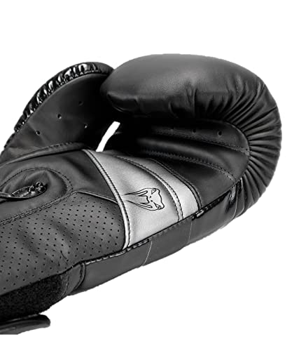 Venum Elite Evo Boxhandschuhe - color: Black/Black, size: 16 oz