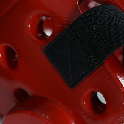 adidas Martial Arts Taekwondo Headgear with Face Shield - color: Red, size: Small