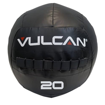 VULCAN Soft Medicine Ball – Durable High-Performance Weighted Exercise Ball for Core Workouts, Wall Ball Throws, Squats, and Partner Drills | Ideal for Home Gym and Functional Fitness Training - style: 16 lb Medicine Ball