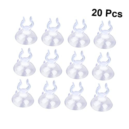 20pcs Hose Clip for Aquariums Professional Cup Holders for Fish Tank Pump Tubes Easy Install Uninstall Design - size: 2.9X1.2X0.4cm
