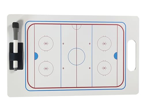 Hockey whiteboard for Coach,Hockey Coaching Board,Double-Sided Hockey Dry Erase Board for Coaches