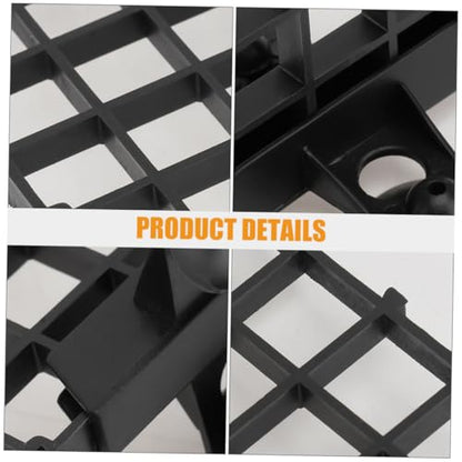 HANABASS 4sets Fish Tank Divider with Clips Aquarium Isolation Board and Bottom Grid Plastic Grate Panel for Easy Separation and Clean Water Management