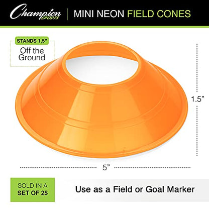 Champion Sports - color: Neon Yellow, size: 5 Inch Diameter