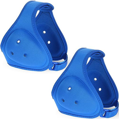 Jerify 2 Pcs Wrestling Headgear for Kid Youth, Blue - color: Blue