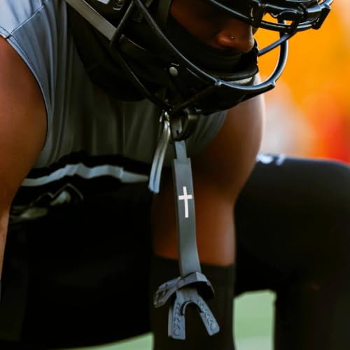 Faith Cross Black X Football Mouthguard - color: Cross Black