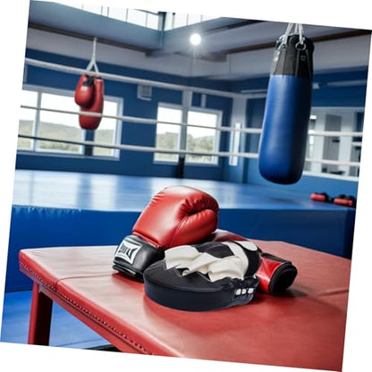 Curved Focus Mitts Punching Pads, PU Leather Taekwondo Strike Shield
