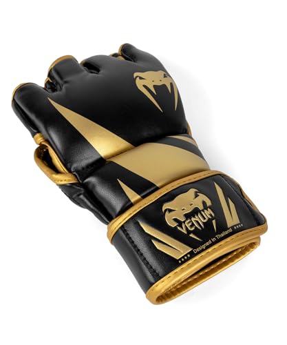 Venum Venum Challenger 2.0 MMA Gloves - color: Black/Gold, size: Medium