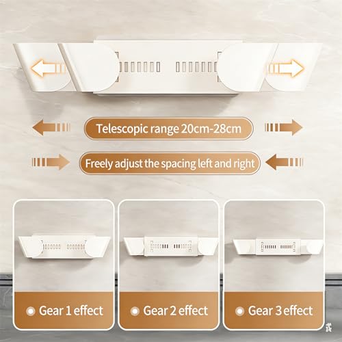 Universal Pot Lid Holder Organizer for Cabinet, White, 2 Pack | Pan Lid Organizers, Inside Door Wall Mount, Pots Top Rack