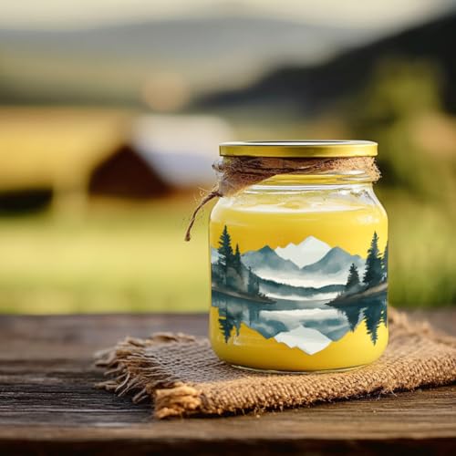 UV DTF Cup Wraps Transfer Stickers Landscape Pattern, 10 Sheets Waterproof Custom Vinyl Transfer Sticker 16oz Coffee Glass Cup Tumbler Bottle Mug Decals for Men Women - style: Landscape