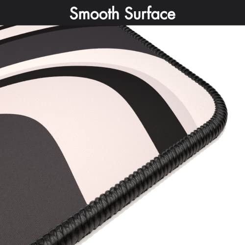 Gamer Boss - Gaming Mouse Pad - 48 x 24 Inches - 4mm Thick with Stitched Edges, Non-Slip Rubber Base, Premium Cloth Mousepad, Desk Mat for Laptop, Keyboard, Computer & PC (Mega, Swirl) - color: Swirl, size: 48" x 24"