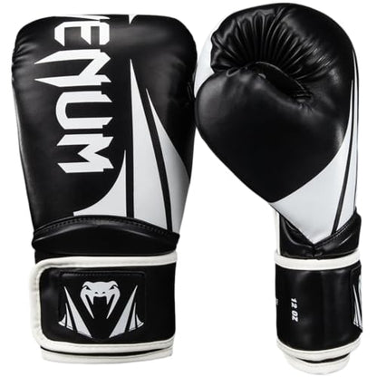 Venum Challenger Boxing Gloves - color: Black/White, size: 10-Ounce, style: Challenger 2.5