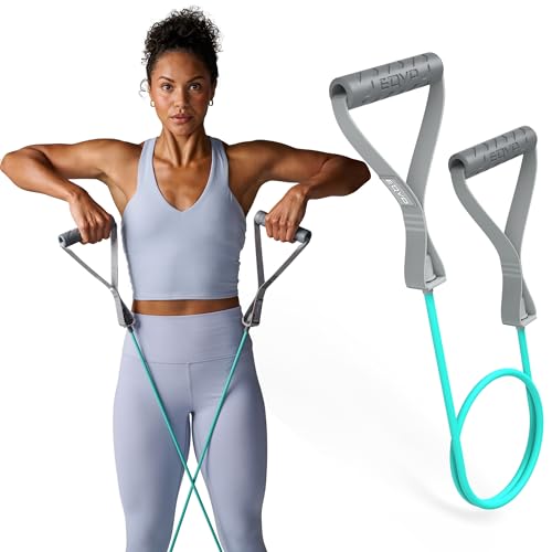 EQYP Power Tube Resistance Bands with Handles – Exercise Bands for Home Workouts - size: 40lb